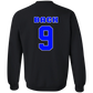 OPG Custom Design #17. Back 9. Youth Crewneck Sweatshirt