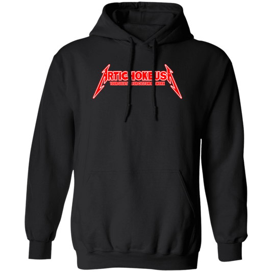 ArtichokeUSA Custom Design. Metallica Style Logo. Let's Make One For Your Project. Basic Pullover Hoodie