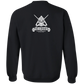 The GHOATS Custom Design #37. Sugar Skull Pool Theme. Crewneck Pullover Sweatshirt