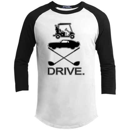 OPG Custom Design #8. Drive. Youth 3/4 Raglan Sleeve Shirt