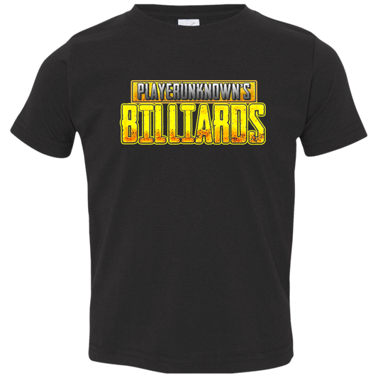 The GHOATS Custom Design. #27 PlayerUnknown's Billiards. PUBG Parody. Toddler Jersey T-Shirt