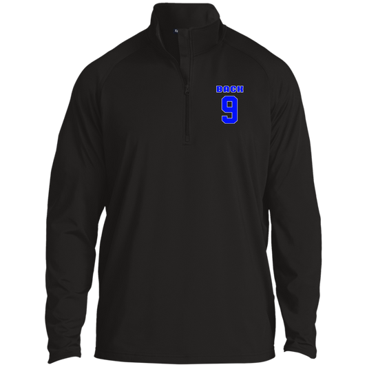 OPG Custom Design #17. Back 9. 1/2 Zip Raglan Performance Pullover