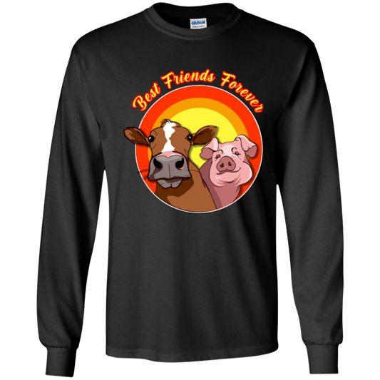 ArtichokeUSA Custom Design. Best Friends Forever. Bacon Cheese Burger. Youth LS T-Shirt