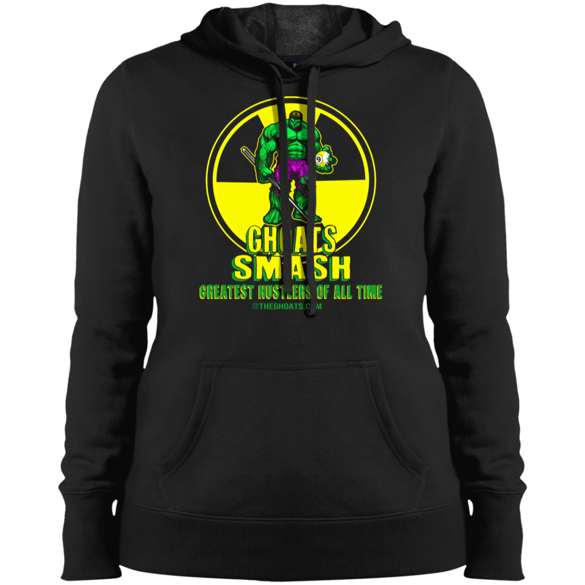 The GHOATS Custom Design. #13. GHOATS SMASH. Ladies' Pullover Hoodie