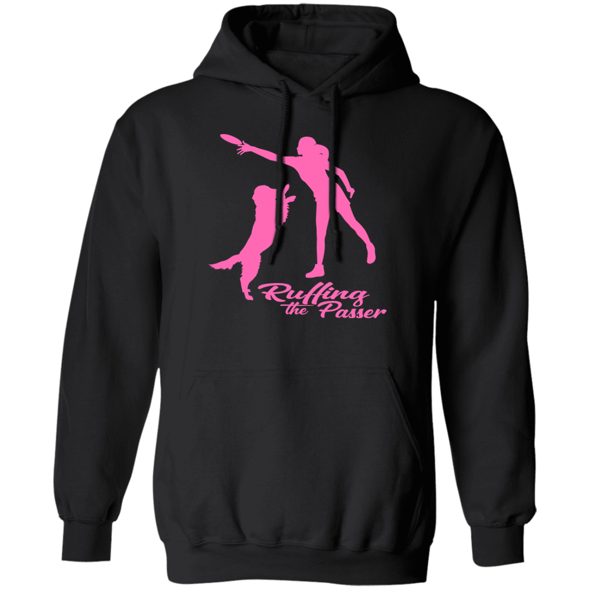 ArtichokeUSA Custom Design. Ruffing the Passer. Labrador Edition. Female Version. Basic Pullover Hoodie