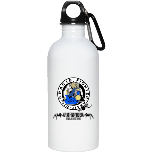 Artichoke Fight Gear Custom Design #1. Arachnophobia. It's A Jiu Jitsu Thing. Spider Guard. BJJ. 20 oz. Stainless Steel Water Bottle