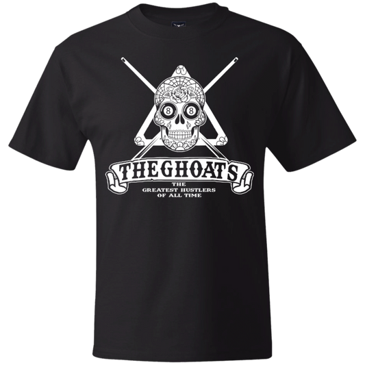 The GHOATS Custom Design #37. Sugar Skull Pool Theme. Heavy Cotton T-Shirt