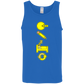 Artichoke Custom Design. Eat. Draw. Sleep. Repeat. Cotton Tank Top 5.3 oz.