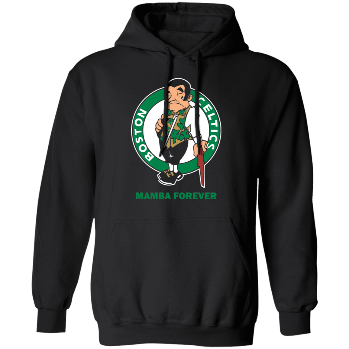 ArtichokeUSA Custom Design. RIP Kobe. Mamba Forever. Celtics / Lakers Fan Art Tribute. Basic Pullover Hoodie