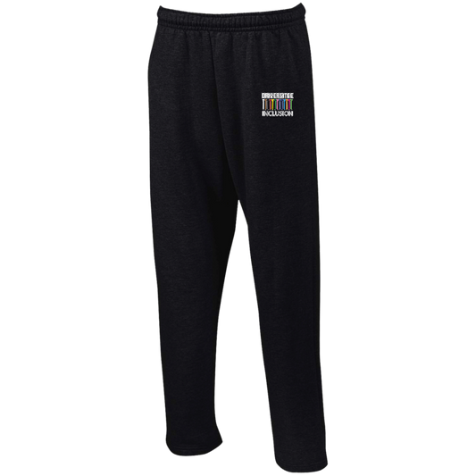 ZZZ#06 OPG Custom Design. DRIVER-SITEE & INCLUSION. Open Bottom Sweatpants with Pockets