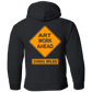 ArtichokeUSA Custom Design. Art Work Ahead. 24,901 Miles (Miles Around the Earth). Youth Pullover Hoodie