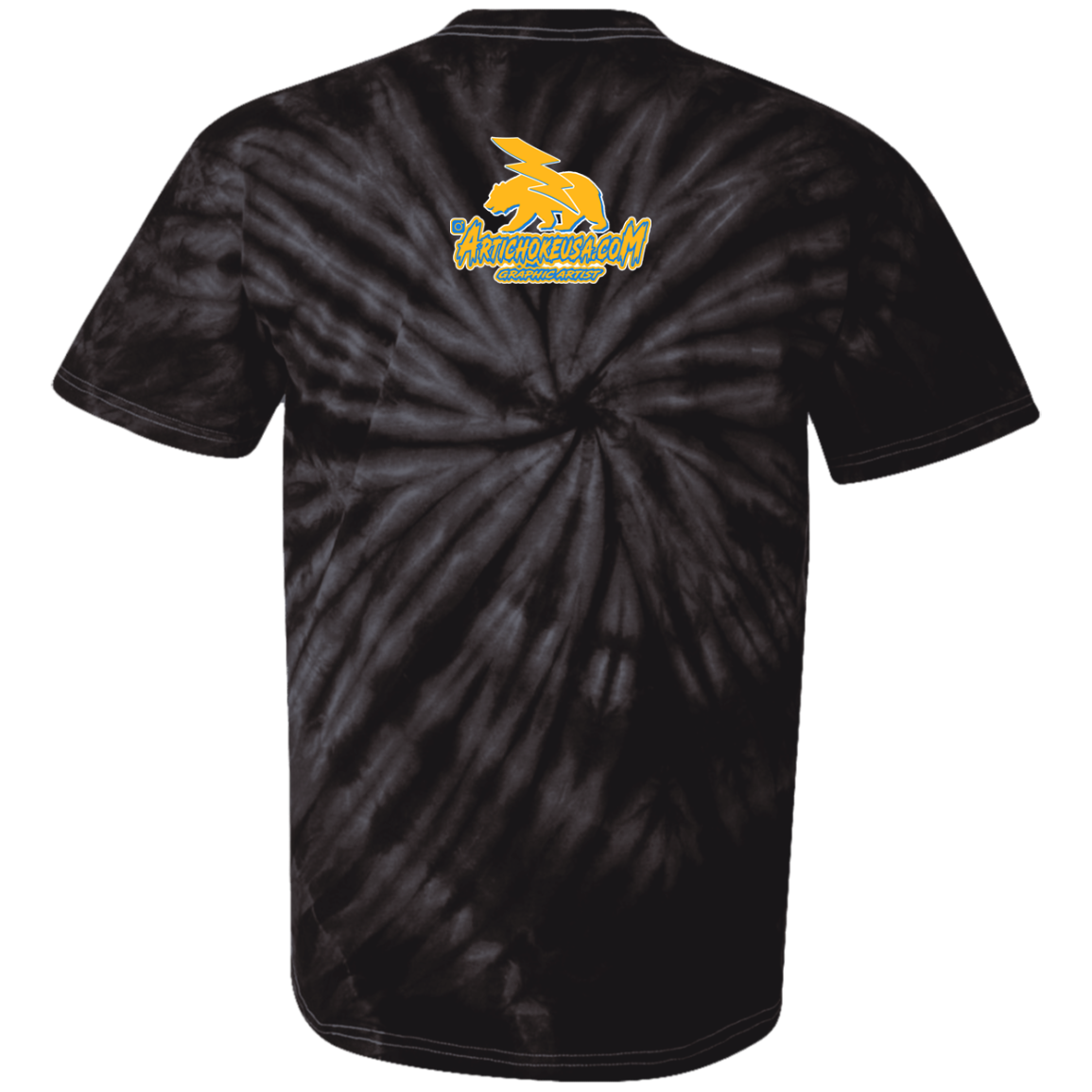 ArtichokeUSA Custom Design. Los Angeles Chargers Fan Art. Youth Tie Dye T-Shirt