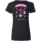 ZZZ#20 OPG Custom Design. 1st Annual Hackers Golf Tournament. Ladies Edition. Ladies' 100% Cotton V-Neck T-Shirt
