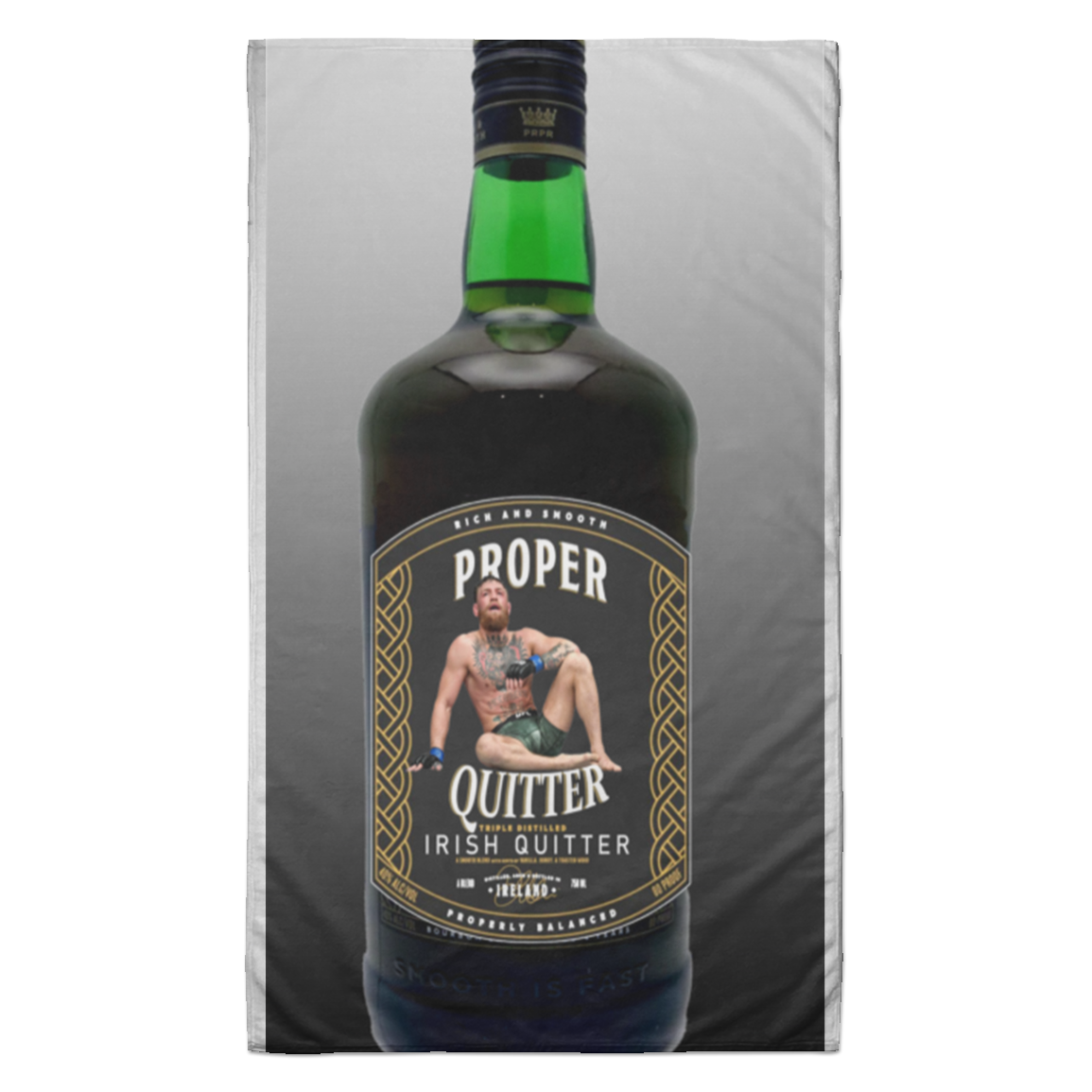 Artichoke Fight Gear Custom Design #15. Proper Quitter. Towel - 35x60