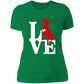ArtichokeUSA Custom Design. Pitbull Love. Ladies' Boyfriend T-Shirt
