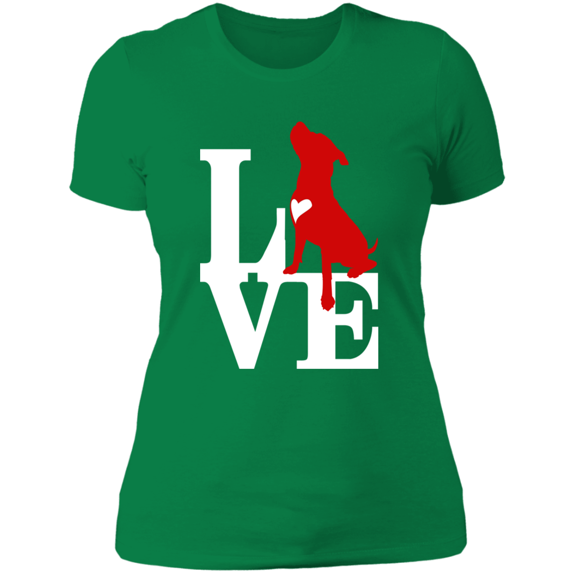 ArtichokeUSA Custom Design. Pitbull Love. Ladies' Boyfriend T-Shirt