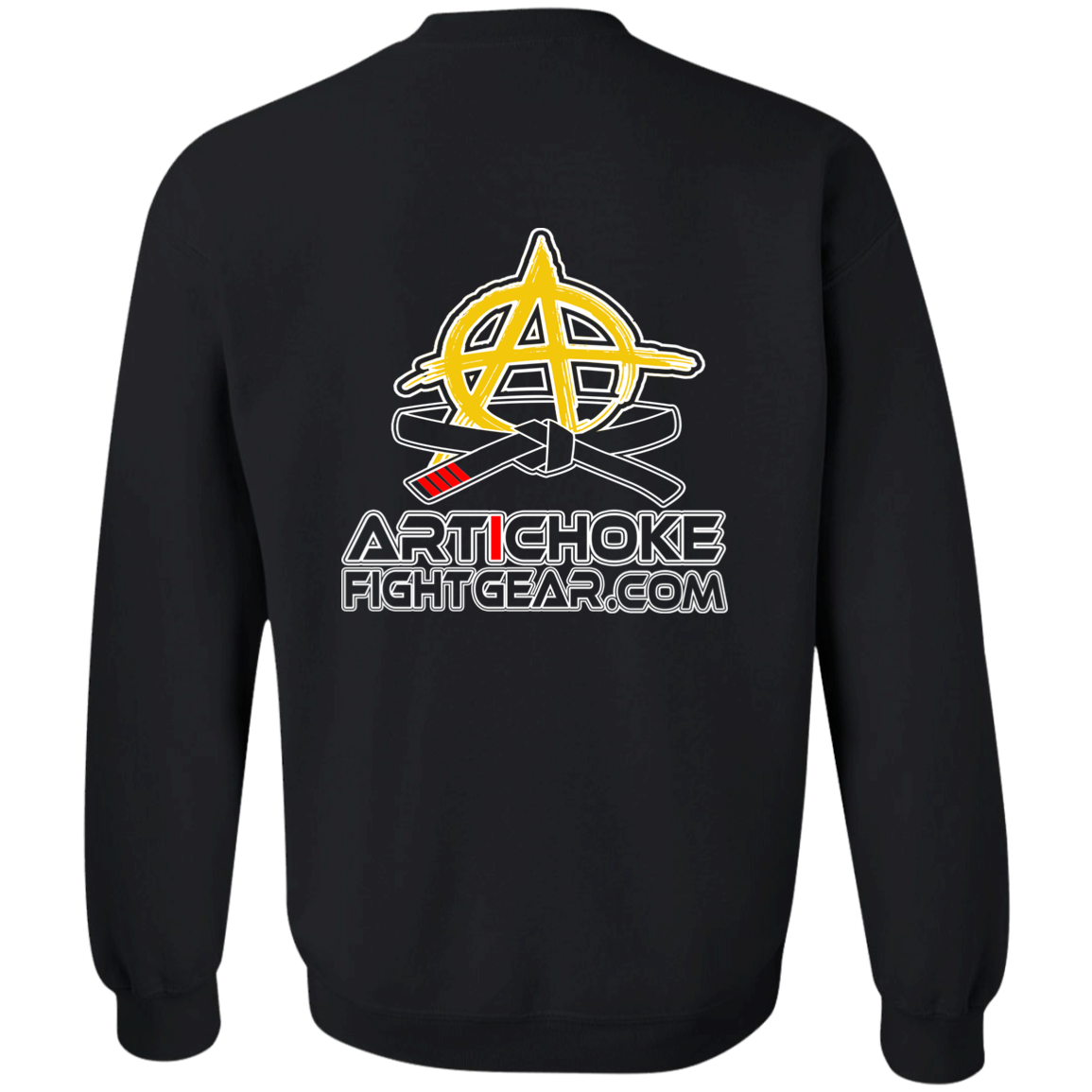Artichoke Fight Gear Custom Design #2. USE ARMBARS. Crewneck Pullover Sweatshirt