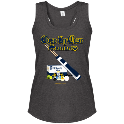 The GHOATS Custom Design. #6 Case by Case Scenario. Ladies' Perfect Tri Racerback Tank