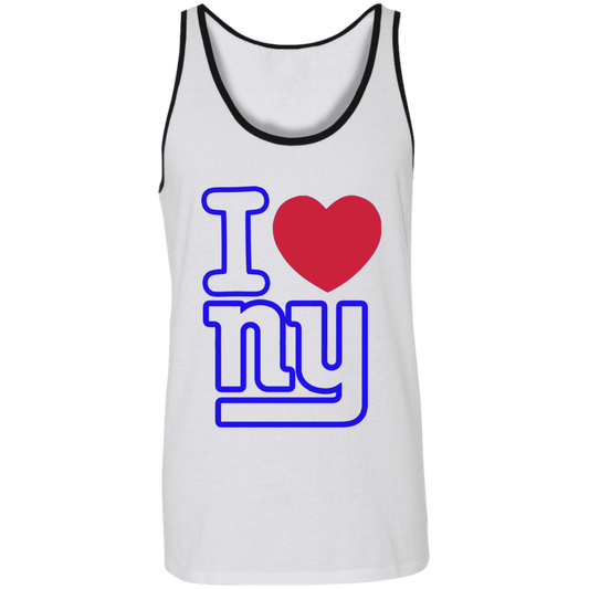 ArtichokeUSA Custom Design. I heart New York Giants. NY Giants Football Fan Art. Unisex Tank