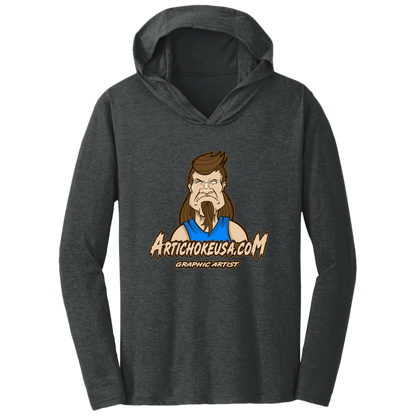 ArtichokeUSA Character and Font design. Let's Create Your Own Team Design Today. Mullet Mike. Triblend T-Shirt Hoodie