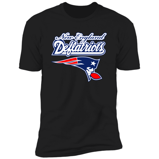 ArtichokeUSA Custom Design. New England Deflatriots. New England Patriots Parody. Men's Premium Short Sleeve T-Shirt