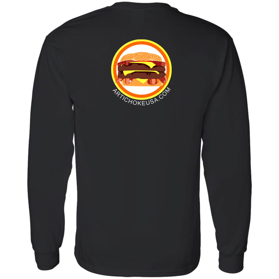 ArtichokeUSA Custom Design. Best Friends Forever. Bacon Cheese Burger. 100 % Cotton LS T-Shirt