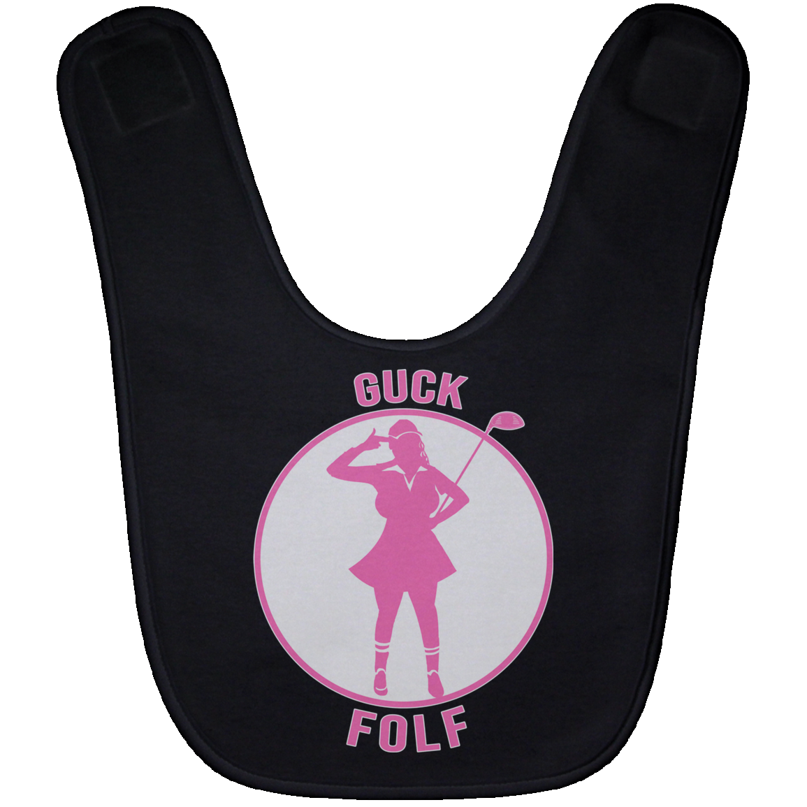 OPG Custom Design #19. GUCK FOLF. Female Edition. Baby Bib