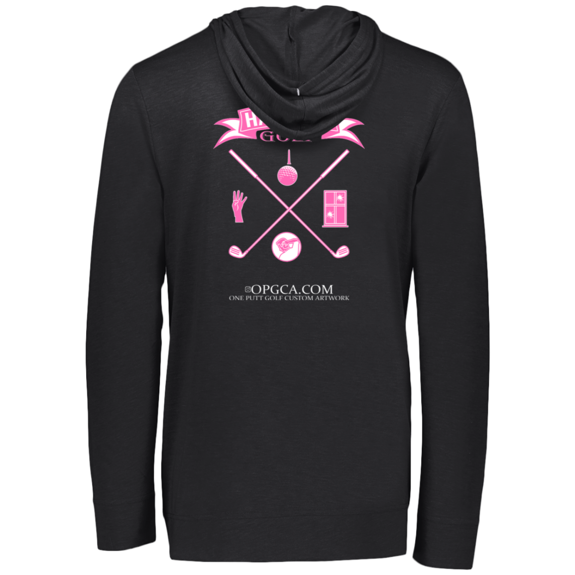 ZZZ#20 OPG Custom Design. 1st Annual Hackers Golf Tournament. Ladies Edition. Eco Triblend T-Shirt Hoodie