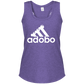 ArtichokeUSA Custom Design. Adobo. Adidas Parody. Ladies' Tri Racerback Tank