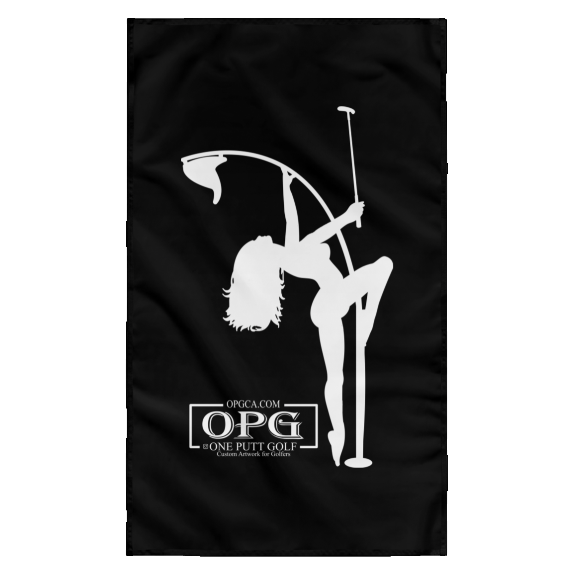 OPG Custom Design #10. Flag Pole Dancer. Wall Flag