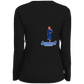 ArtichokeUSA Character and Font design. Let's Create Your Own Team Design Today. Amber. Ladies' Moisture-Wicking Long Sleeve V-Neck Tee