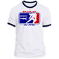 Artichoke Fight Gear Custom Design #4. MLB style BJJ. Ringer Tee