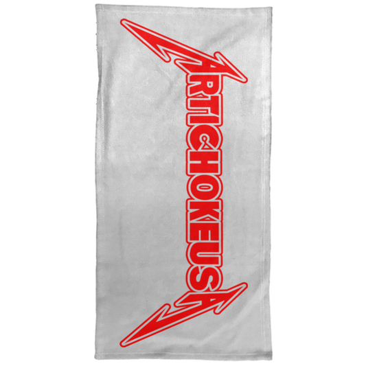 ArtichokeUSA Custom Design. Metallica Style Logo. Let's Make One For Your Project. Towel - 15x30