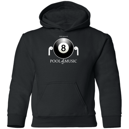 The GHOATS Custom Design. #19 Pool & Music. Youth Pullover Hoodie