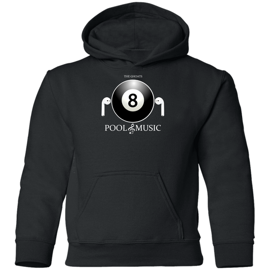 The GHOATS Custom Design. #19 Pool & Music. Youth Pullover Hoodie