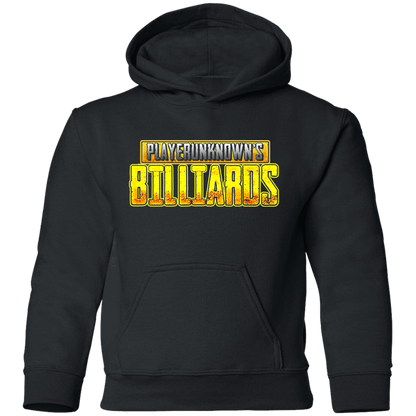 The GHOATS Custom Design. #27 PlayerUnknown's Billiards. PUBG Parody. Youth Pullover Hoodie