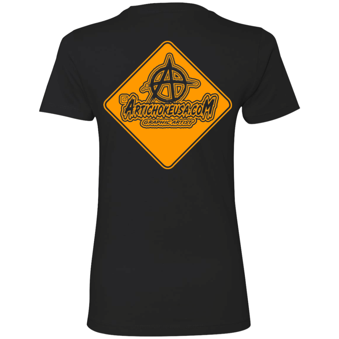 ArtichokeUSA Custom Design. Art Work Ahead. 24,901 Miles (Miles Around the Earth). Ladies' Boyfriend T-Shirt