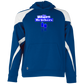 OPG Custom Design #3. Blue Tees Blues Brothers Fan Art. Youth Athletic Colorblock Fleece Hoodie