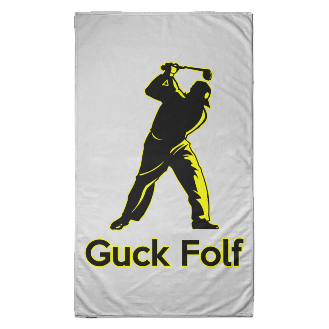OPG Custom Design #19. GUCK FOLF. Men's Edition. Towel - 35x60