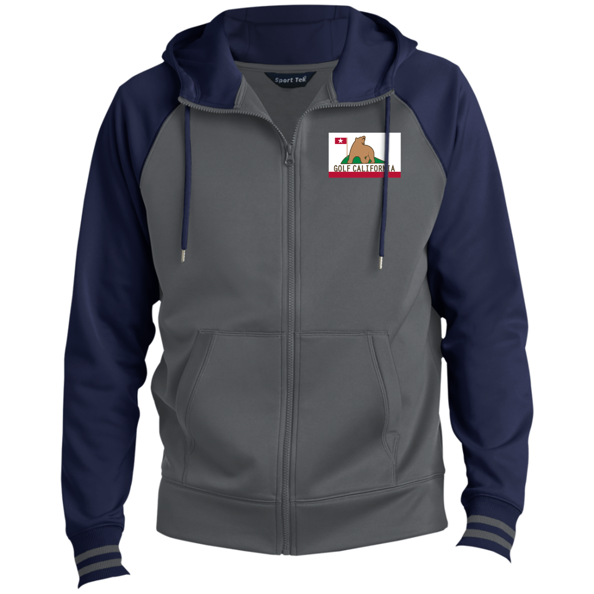 OPG Custom Design #14. Golf California. Sport-Wick® Full-Zip Hooded Jacket