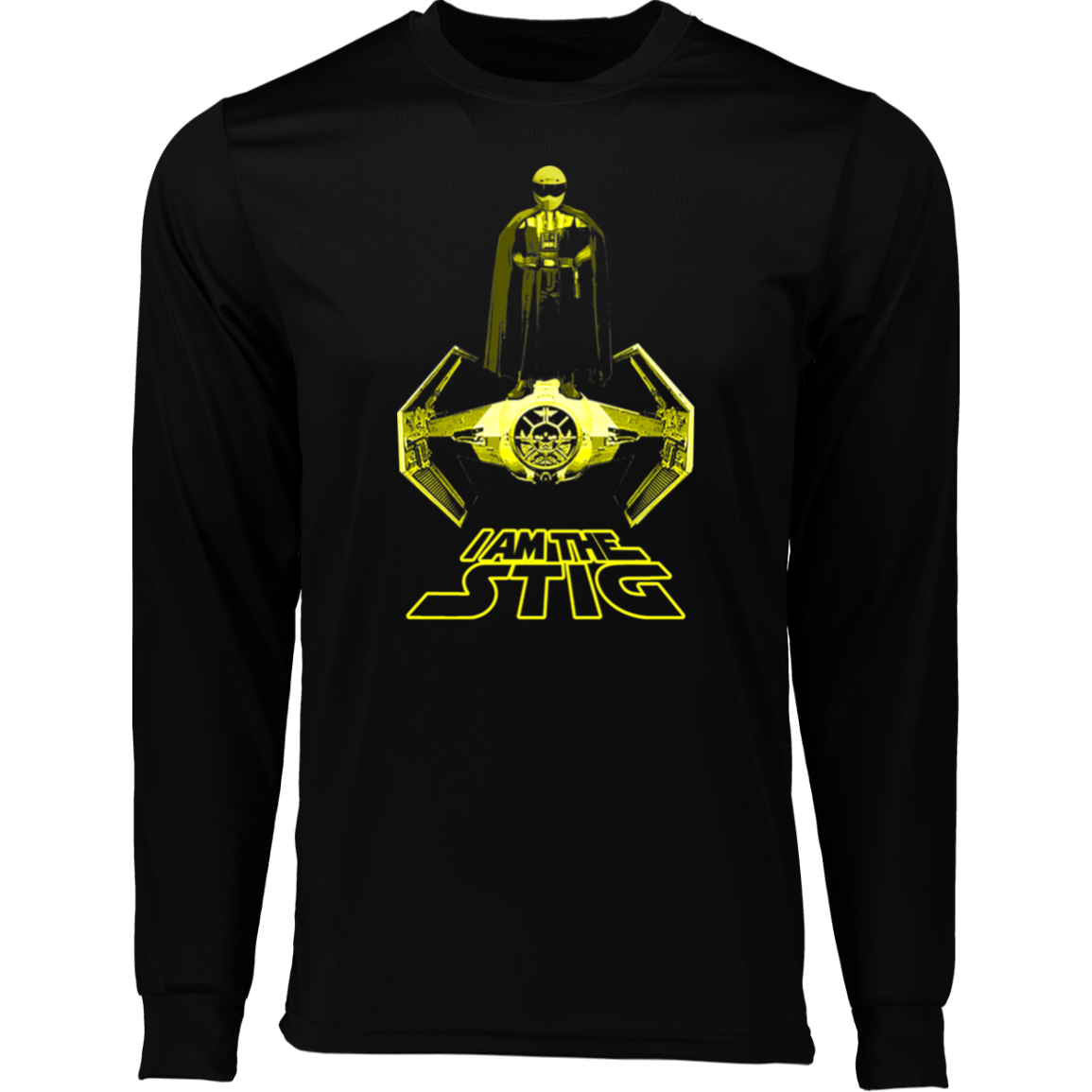 ArtichokeUSA Custom Design. I am the Stig. Vader/ The Stig Fan Art. Long Sleeve Moisture-Wicking Tee