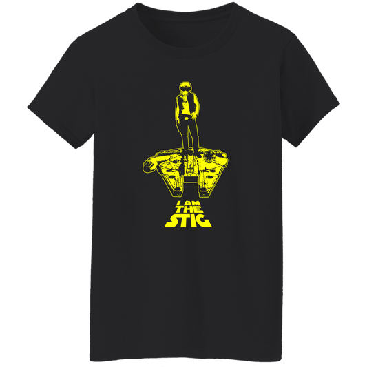 ArtichokeUSA Custom Design. I am the Stig. Han Solo / The Stig Fan Art. Ladies' 5.3 oz. T-Shirt