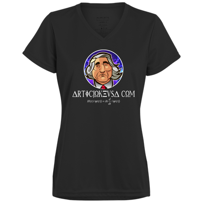 ArtichokeUSA Custom Design. Michio Kaku Fan Art. Ladies’ Moisture-Wicking V-Neck Tee