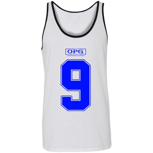 OPG Custom Design #17. Back 9. 2 Tone Tank 100% Combed and Ringspun Cotton