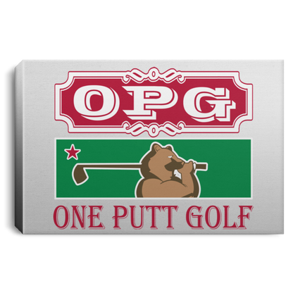 OPG Custom Design #8. Golf Southern California. All Year Long Baby!! Landscape Canvas .75in Frame