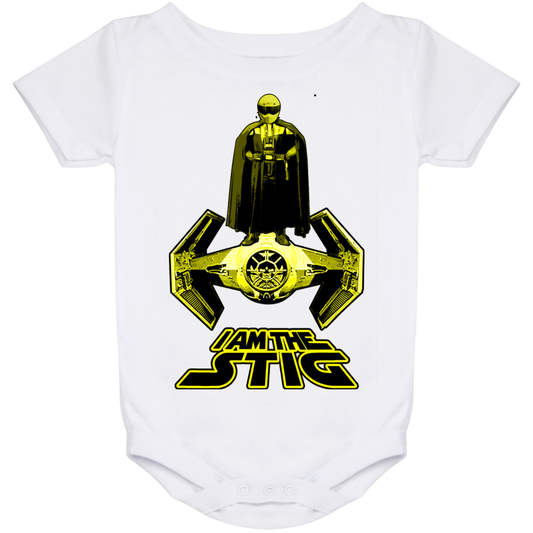 ArtichokeUSA Custom Design. I am the Stig. Vader/ The Stig Fan Art. Baby Onesie 24 Month