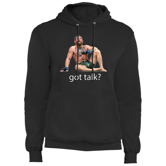 Artichoke Fight Gear Custom Design #12. Got Talk? MMA. Fleece Hoodie
