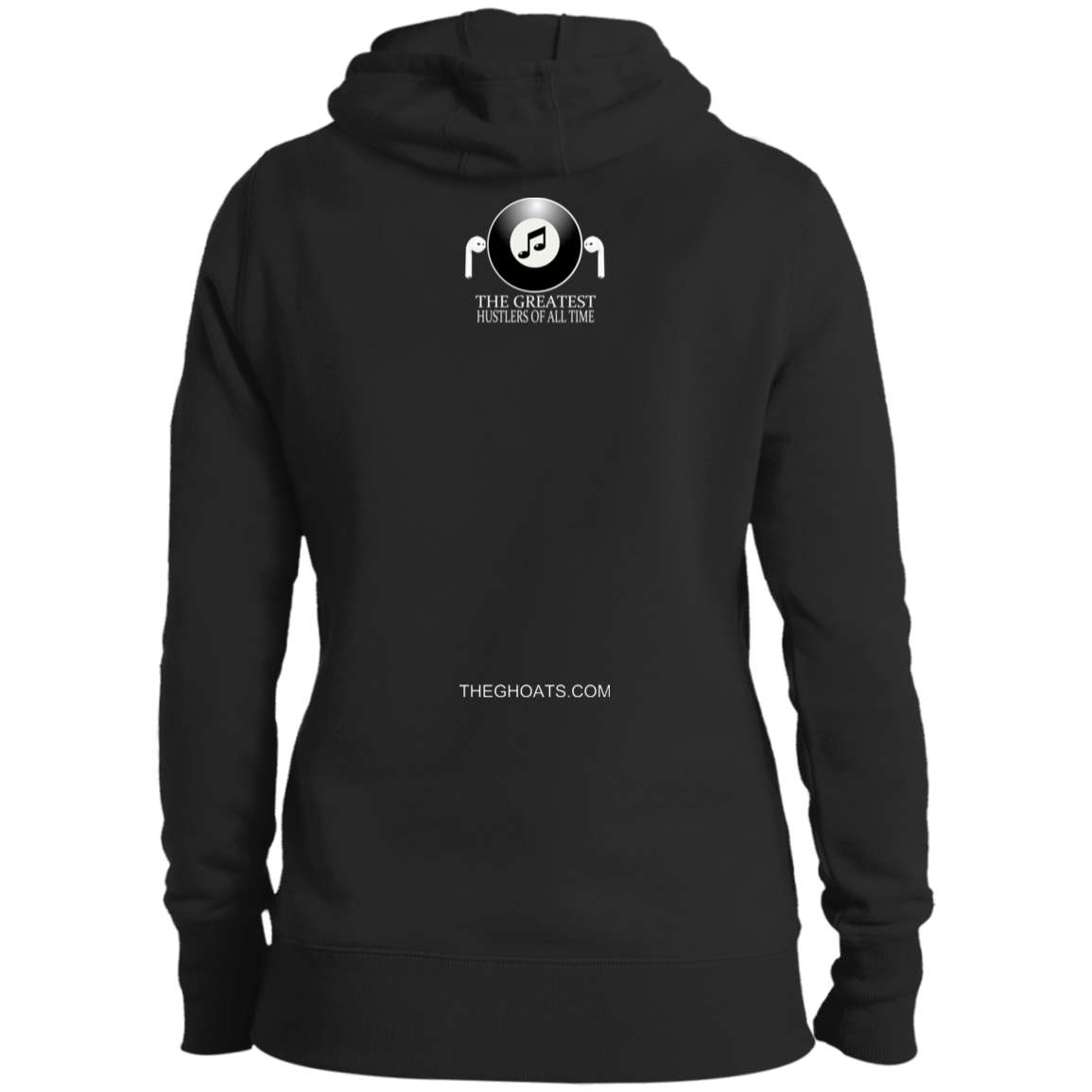 The GHOATS Custom Design. #19 Pool & Music. Ladies' Pullover Hoodie