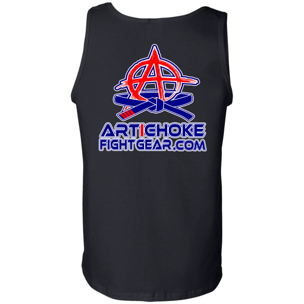 Artichoke Fight Gear Custom Design #4. MLB style BJJ. 100% Cotton Tank Top