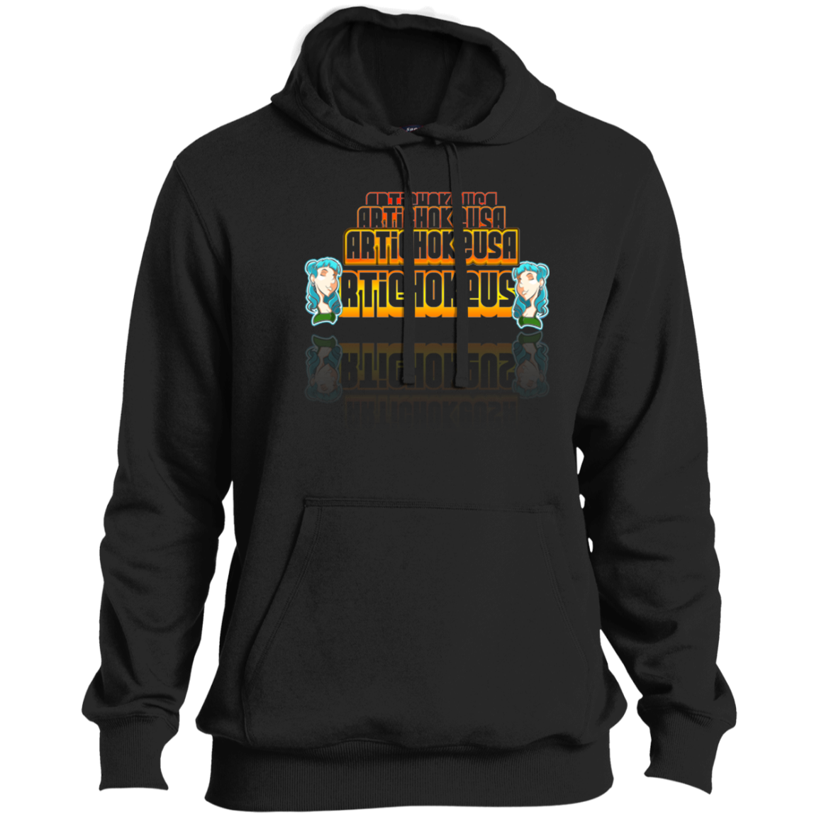 ArtichokeUSA Characters and Fonts. "Shelly" Let’s Create Your Own Design Today. Tall Pullover Hoodie